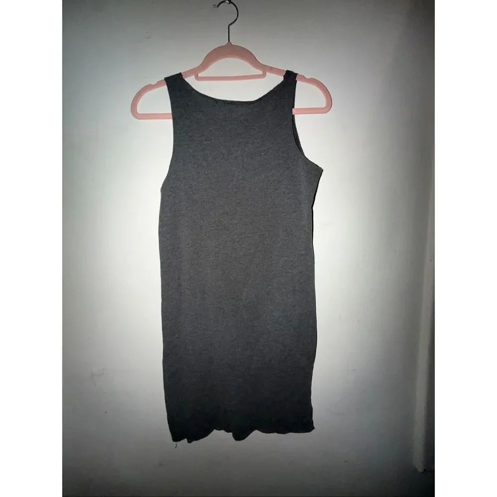 Gray tank top mini dress hurwundeki London size XS/S